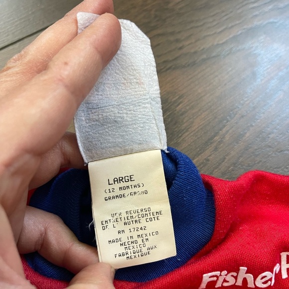Vintage fisher price footed onesie 12 months - Picture 3 of 4